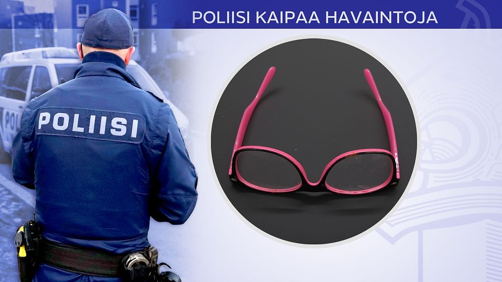 Itä-Suomen poliisi pyytää pinkkien silmälasien haltijaa ilmottautumaan itse poliisille.