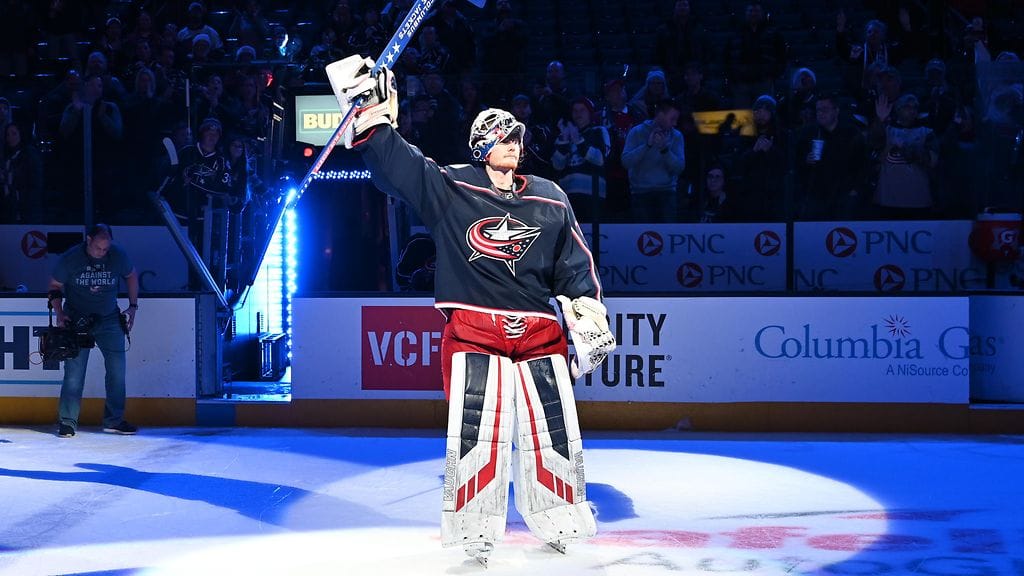 Joonas Korpisalo on päässyt hyvään vireeseen.