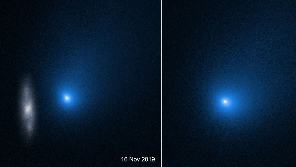 Ensimmäinen kuvista on otettu 15. marraskuuta, toinen 9. joulukuuta.