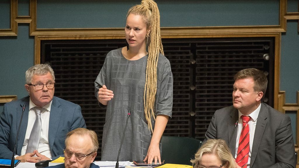 Hanna Sarkkinen synnytti esikoislapsensa.