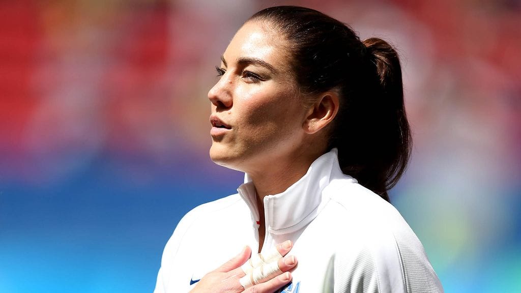 Hope Solo on raskaana.