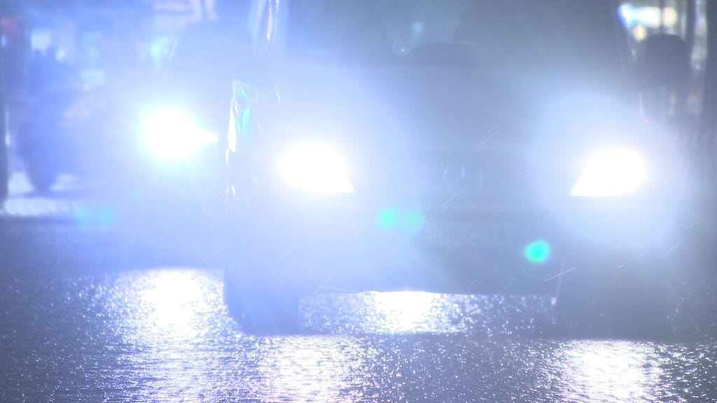 valosaaste, valot, autot