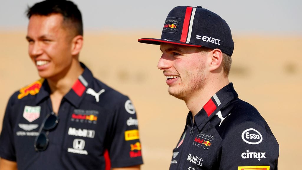 Alexander Albon ja Max Vertappen