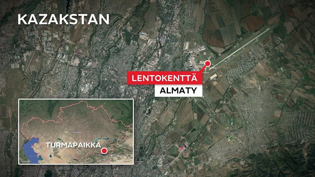 Onnettomuus tapahtui Kazakstanin väkirikkaimmassa kaupungissa Almatyssa.