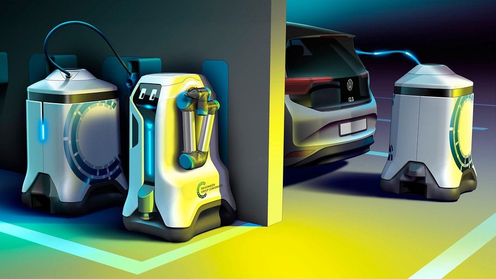 volkswagen latausrobotti