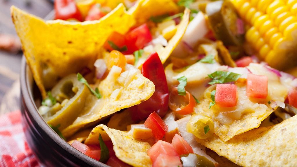 Nachopelti valmistuu helposti.