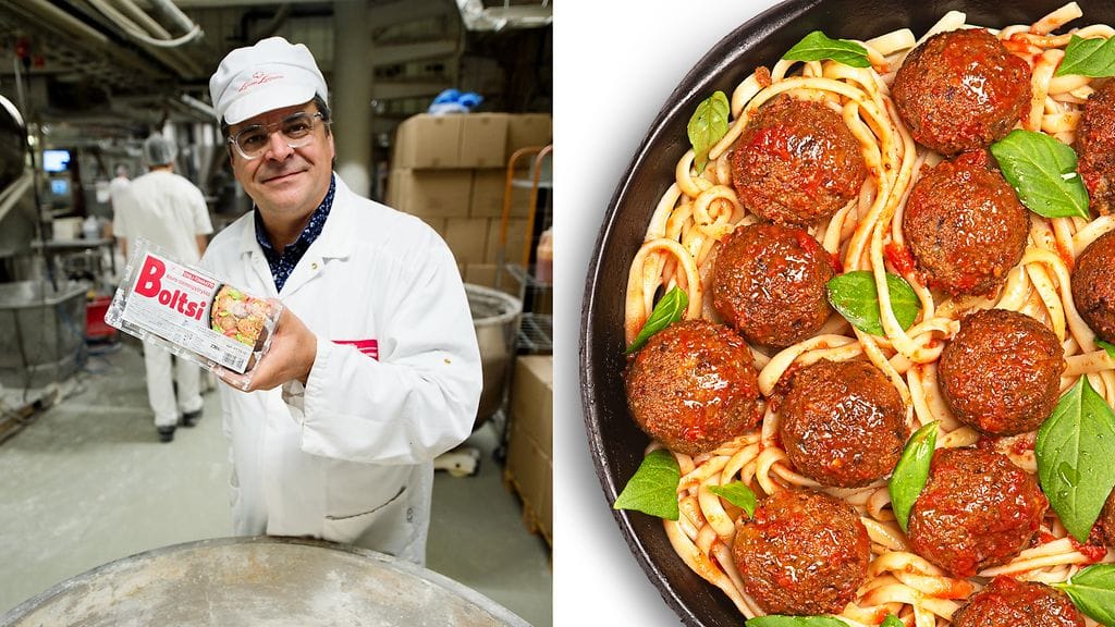 Leivon Leipomon toimitusjohtaja Harri Jaakkola ja Boltsi-pyöryköitä.