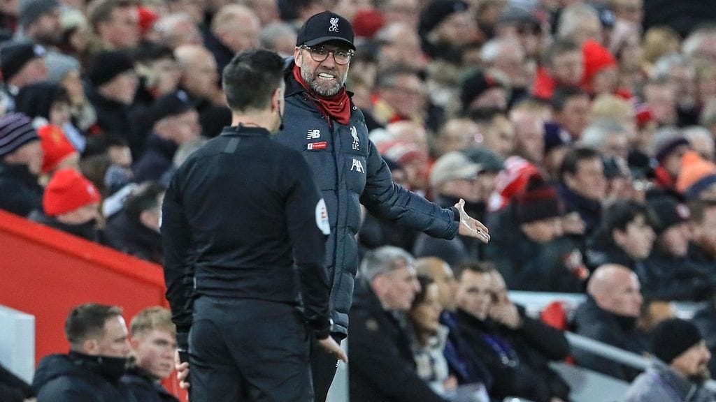 Jürgen Klopp raivosi ottelun tuomaristolle VAR-tuomiosta.