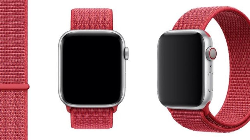 PRODUCT(RED) Sport Loop -ranneke Apple Watch