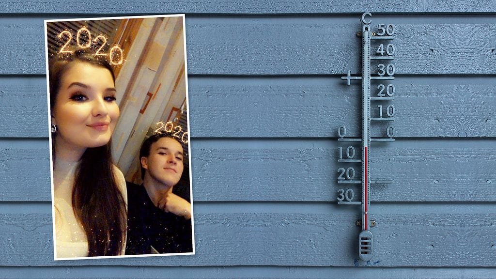 Erica Enqvist ja Oskari Raassina kuuluivat seurueeseen, joka otti vähissä vaatteissa eksyneen naisen hoiviinsa. He olivat viettämässä uutta vuotta Himoksella.