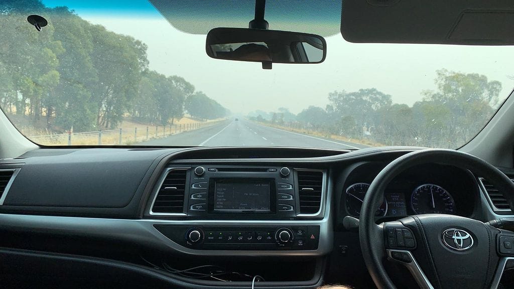 Savua valtatiellä Australiassa