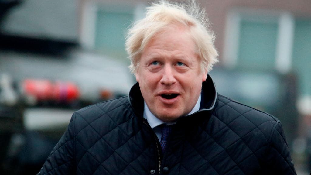 Britannian pääministeri Boris Johnson.