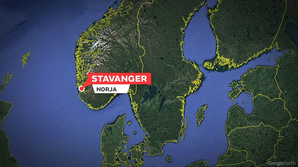 Tulipalo lamautti lentoliikenteen Norjan Stavangerissa.