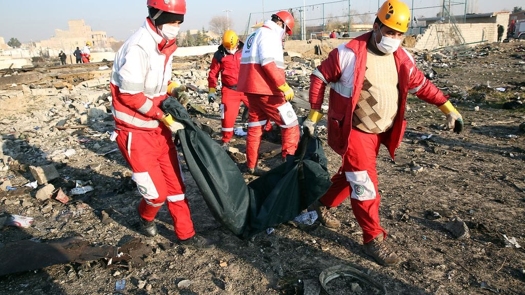 EPA matkustajakone syöksyi maahan Iran Teheran 8.1.2020 2