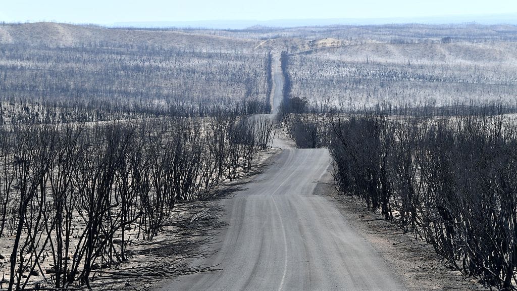 Australia maastopalot ovat tehneet karua jälkeä.