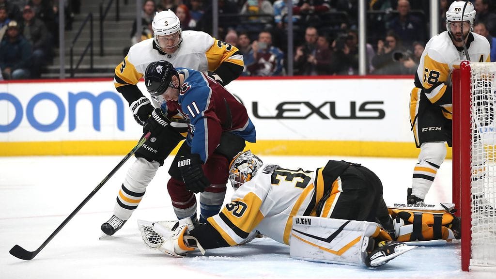 Matt Murray hörppäsi yhden maalin pahasti Colorado Avalanchea vastaan.