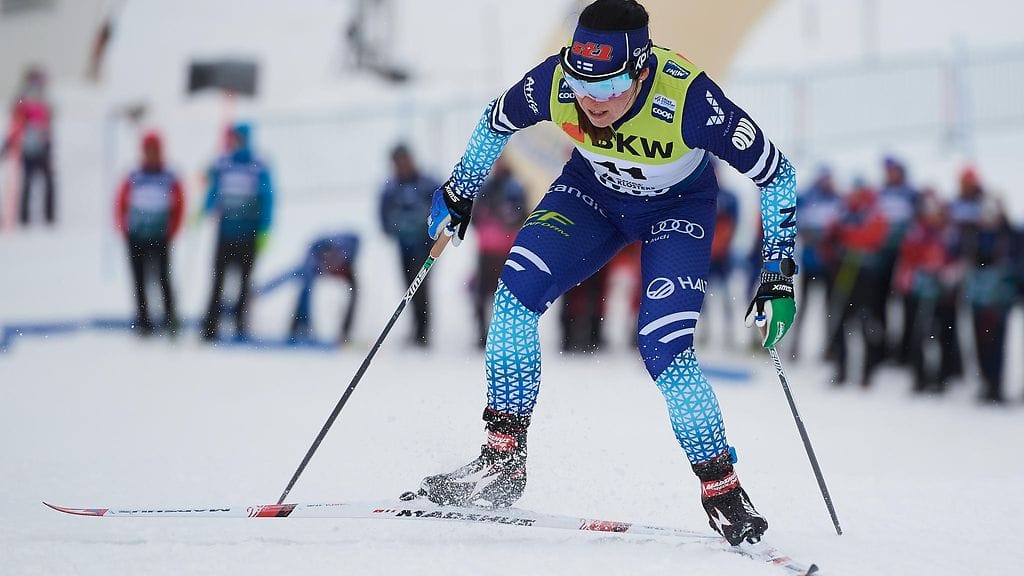 Krista Pärmäkoski palasi kilpaladuille Saksan Dresdenissä.