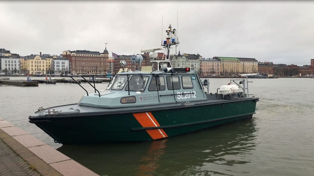 Merivartioston lisäksi myös poliisin veneen kerrotaan osallistuneen tehtävälle. Kuvituskuva.