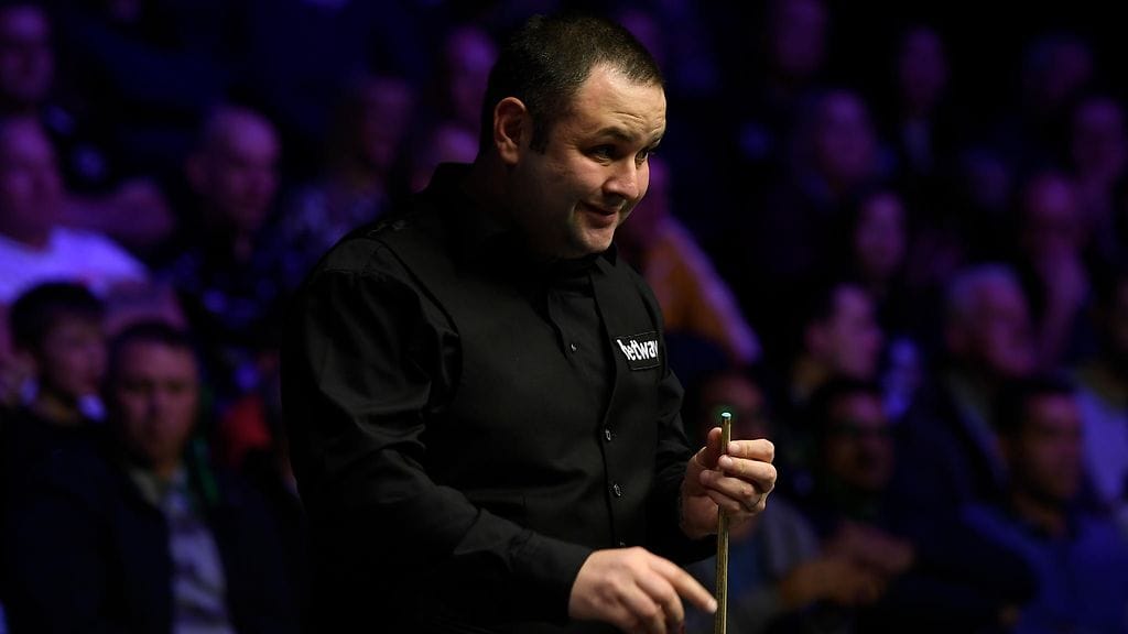 Stephen Maguire UK Championship -turnauksessa viime joulukuussa.