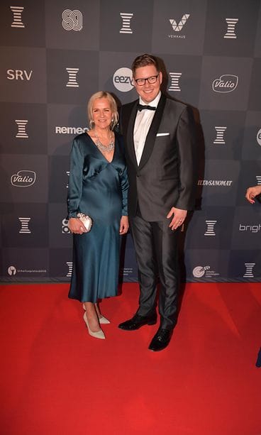 Antti Lindtman ja Kaija Stormbom Urheilugaala