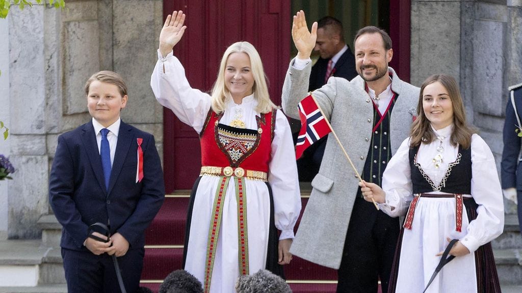 Haakon, Mette-Marit, Ingrid Alexandra, Sverre Magnus