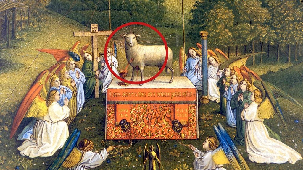 Ote Hubert ja Jan van Eyckin maalaamasta Ghentin alttaritaulusta