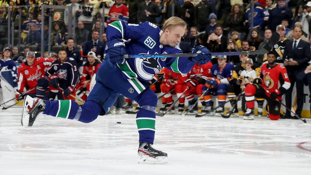 Elias Pettersson antaa lämärinsä viuhua.