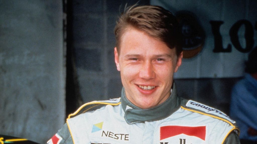 Mika Häkkinen vuonna 1991.
