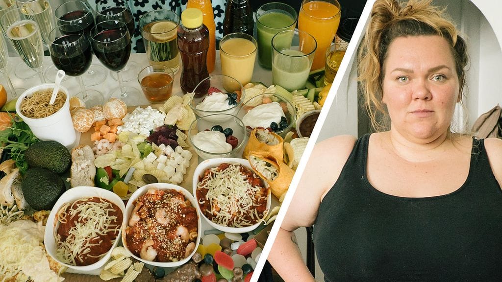 Veera Bianca laittaa ruokatottumuksensa kuntoon Olet mitä syöt -ohjelmassa.