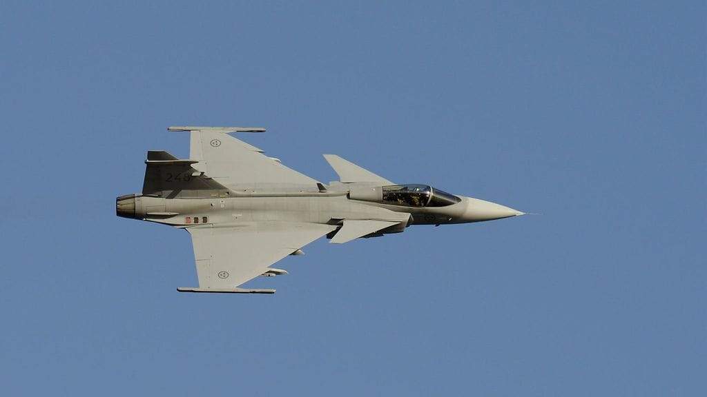 LK hävittäjä Saab Jas 39 Gripen