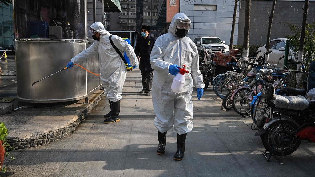 Kuva Wuhanista tammikuulta 2020.