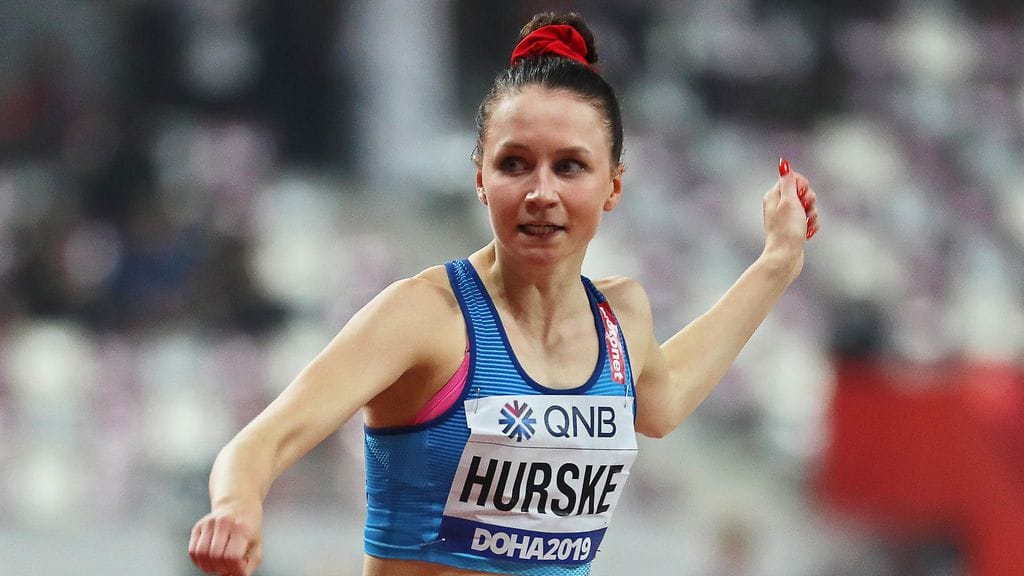 Reetta Hurske oli hienossa vedossa Karlsruhessa. Arkistokuva.