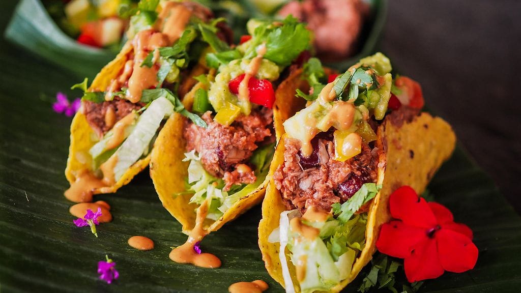 Jakkihedelmää voi käyttää nyhtöpossun tapaan esimerkiksi tacoissa.