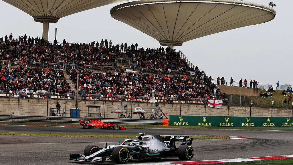Valtteri Bottas Kiinan GP:ssä 2019.