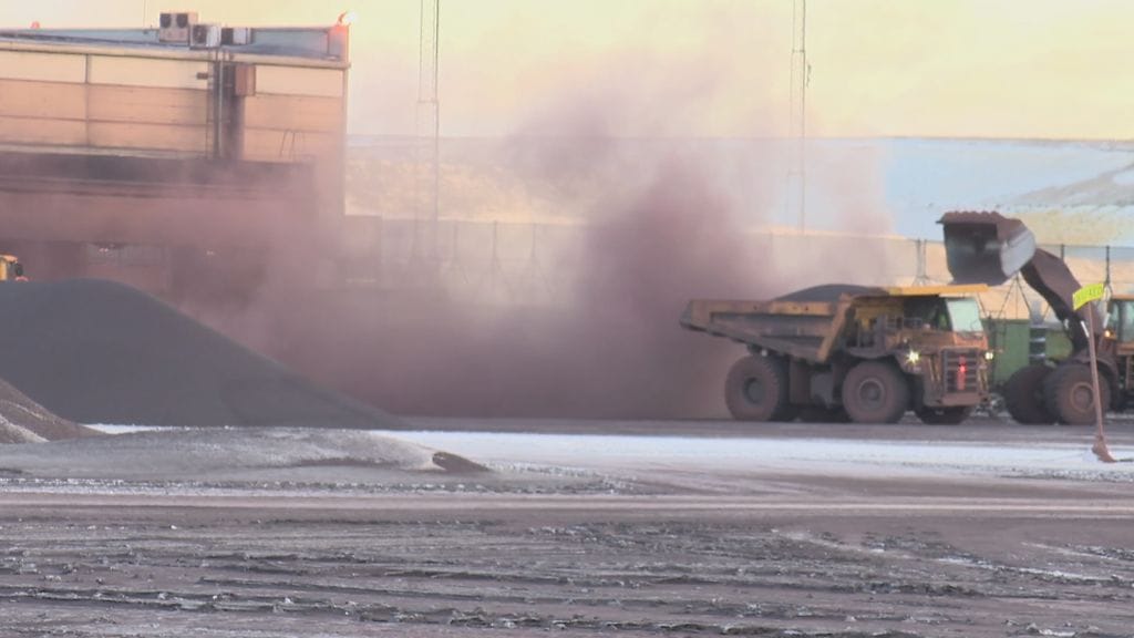 Kokkolan satama, pölyäminen