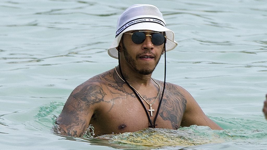 Lewis Hamilton on rehkinyt fysiikkansa kanssa.