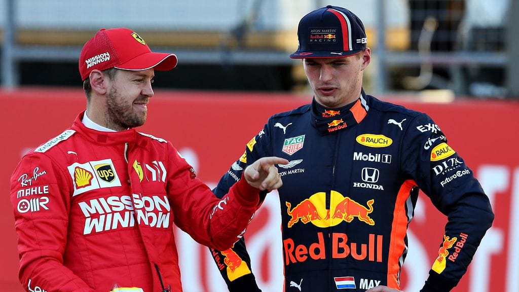Sebastian Vettel ja Max Verstappen eivät tallipäällikkö Christian Hornerin mukaan mahtuisi samaan tiimiin.