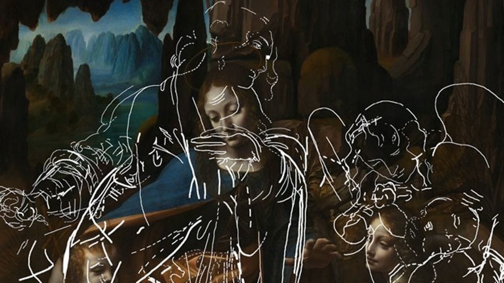 Tieteellinen tutkimus on paljastanut Leonardo da Vincin Luolamadonna-maalauksesta sommitelmia tyystin erilaisesta taideteoksesta.