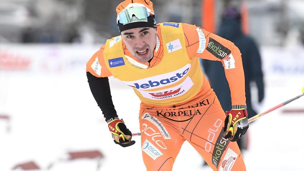 Ristomatti Hakola oli paras suomalaismies Falunin sprintissä.