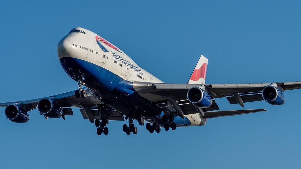 British Airways -yhtiön lento teki maailmanennätyksen lentämällä New Yorkista Lontooseen vain neljässä tunnissa ja 56 minuutissa. Kuvituskuva.