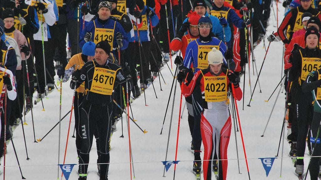 Finlandia-hiihdon startti vuonna 2011.
