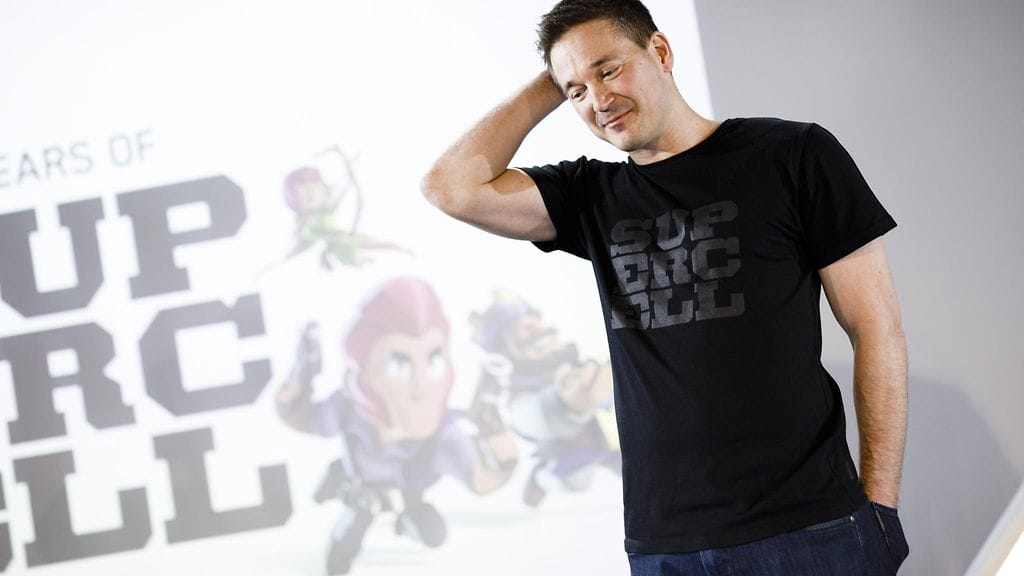 Peliyritys Supercellin toimitusjohtaja Ilkka Paananen tiedotustilaisuudessa Helsingissä 11. helmikuuta 2020. Supercellin perustamisesta tulee tänä vuonna kuluneeksi kymmenen vuotta.