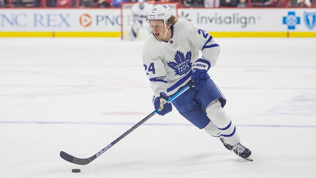 Kasperi Kapanen iski Toronto Maple Leafsin voittomaalin yön NHL-kierroksella.