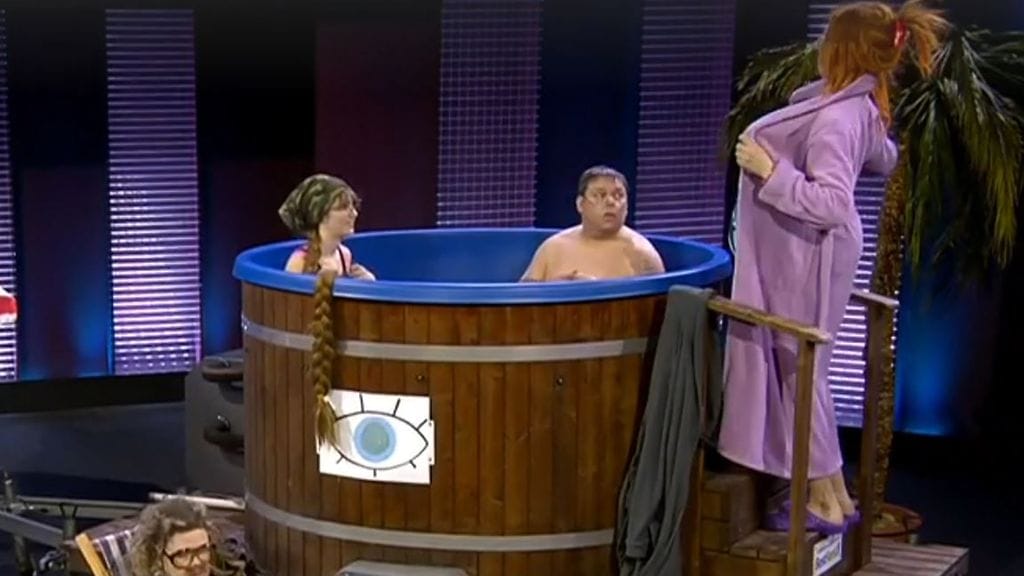 Putouksessa heittäydyttiin BB-talon tunnelmaan.