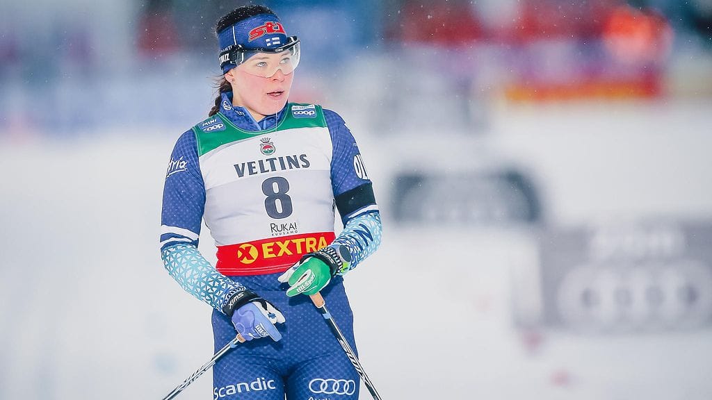 Krista Pärmäkoski kohensi sijoitustaan edellisestä kisasta pykälällä.