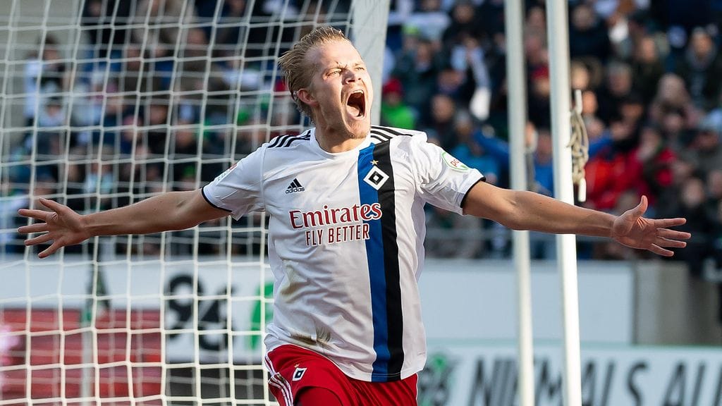 Pohjanpalo teki viikonloppuna toisen osumansa HSV:n paidassa.