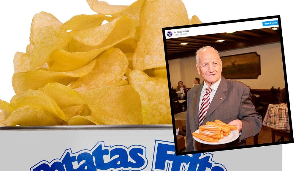 87-vuotias César Bonilla johtaa espanjalaista sipsiperheyritystä.