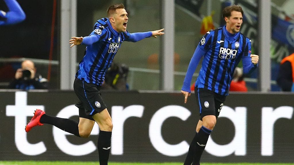 Atalanta juhli Valenciaa vastaan.