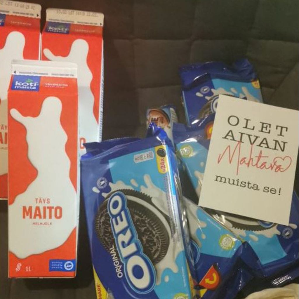 luna oreot ja maito kuvakaappaus