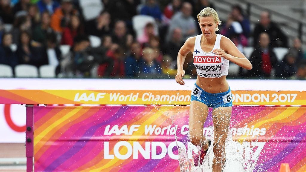 Camilla Richardsson alitti EM-kisarajan puolimaratonilla.